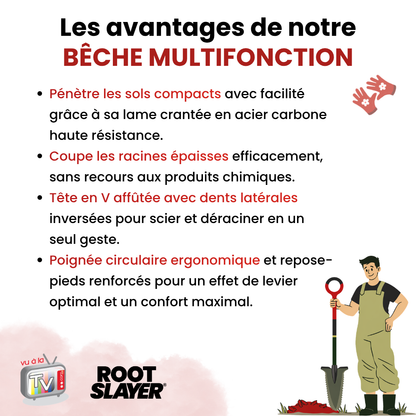 Bêche Professionnelle RootSlayer