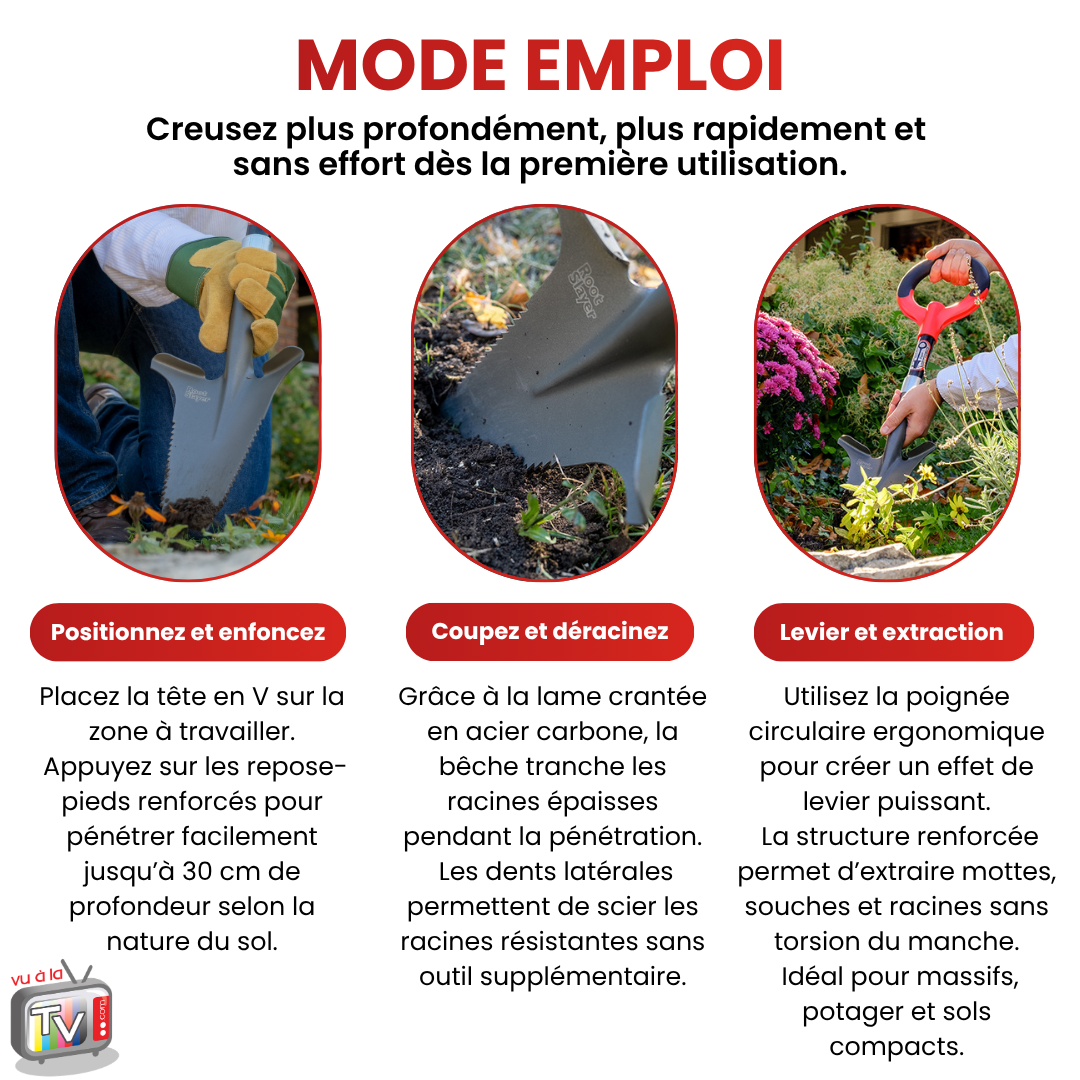 Bêche Mini-Digger RootSlayer