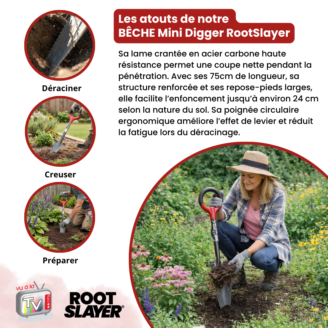 Bêche Mini-Digger RootSlayer