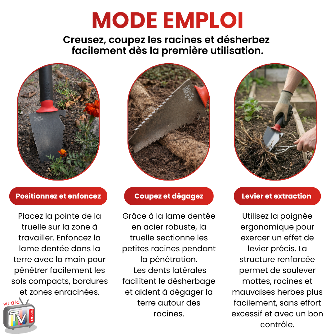 Transplantoir à Main RootSlayer