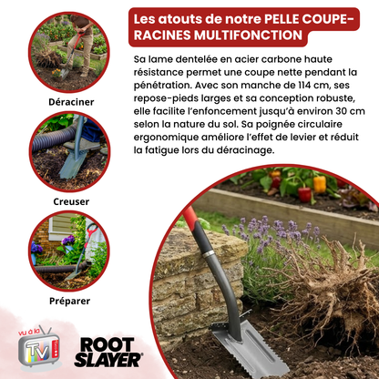Bêche de tranchée Rootslayer