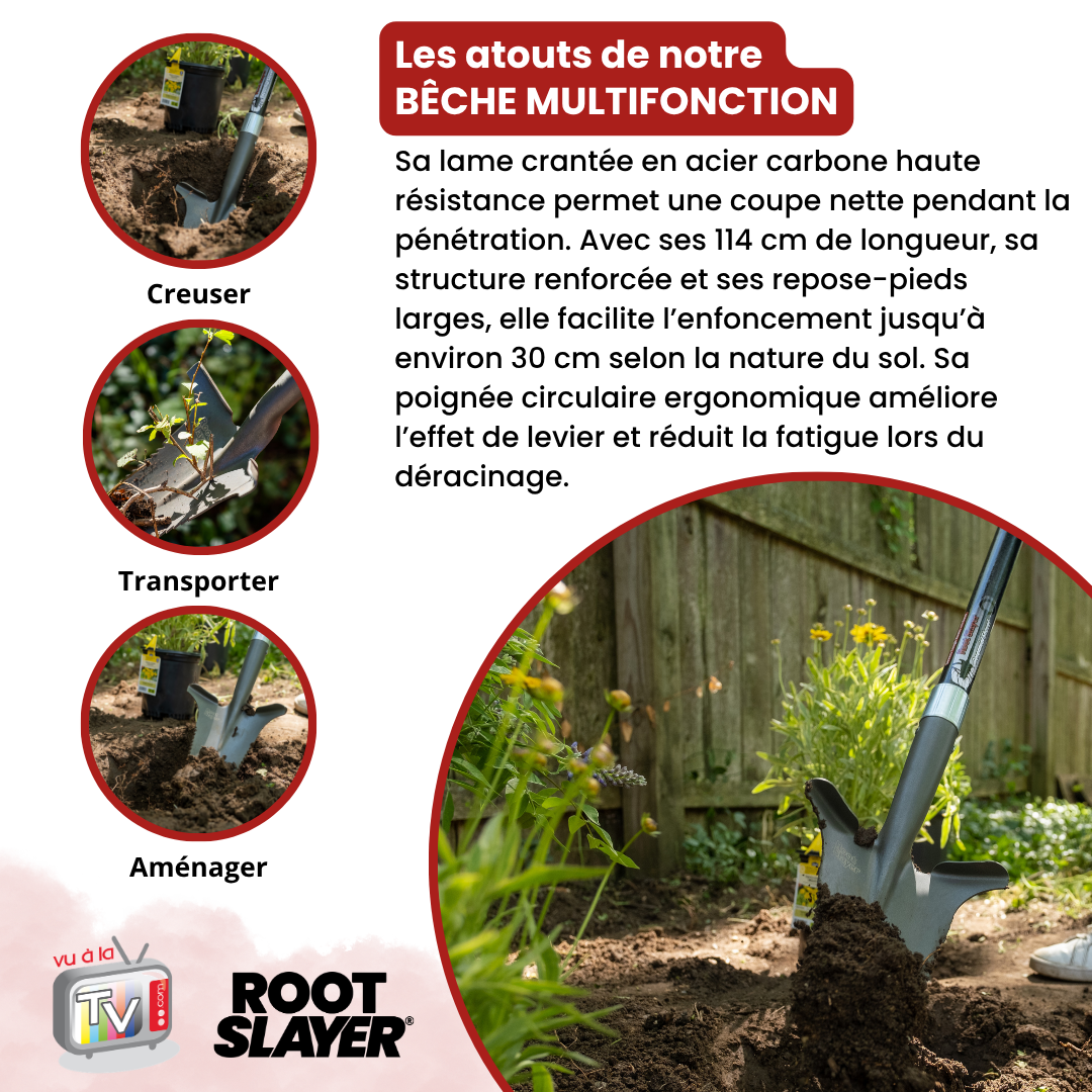 Bêche Spécial Massifs RootSlayer