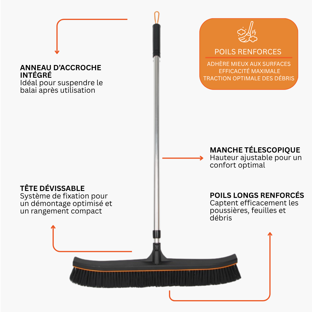 Balai Pro Brosse Extérieur