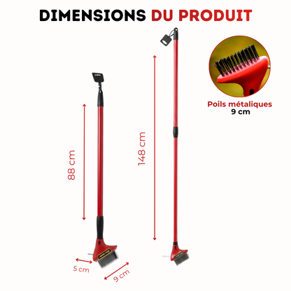 Brosse à joints de dallage extérieur