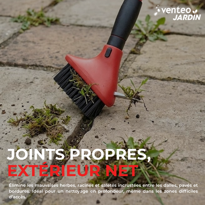 Brosse à joints de dallage extérieur