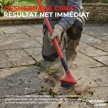 Brosse à joints de dallage extérieur