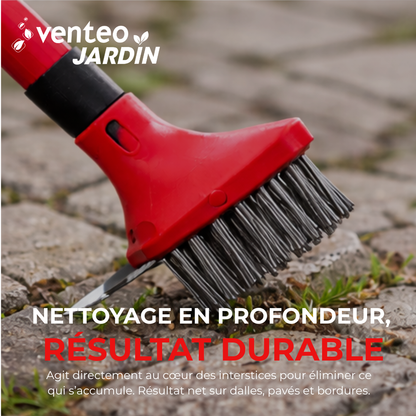 Brosse à joints de dallage extérieur