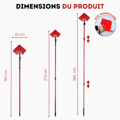 Balais XXL Tête Triangulaire
