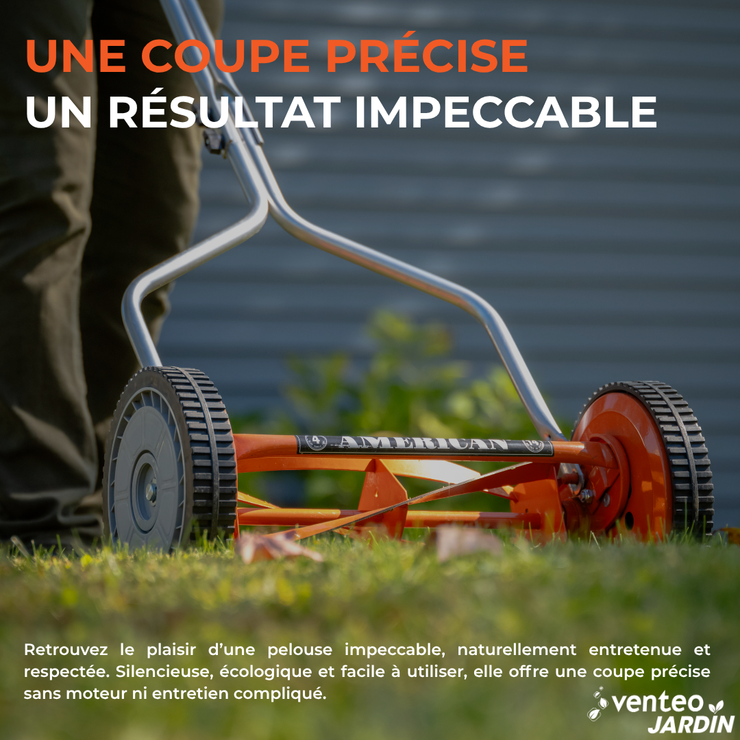 Tondeuse manuelle hélicoïdale 4 lames