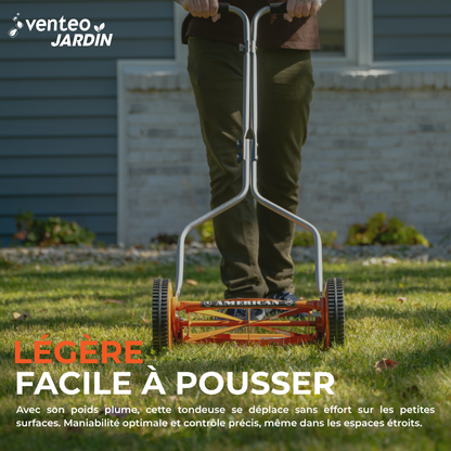 Tondeuse manuelle hélicoïdale 4 lames