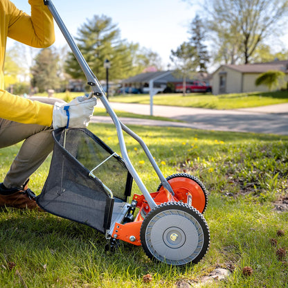 Bac de ramassage pour tondeuse manuelle hélicoïdale – Collecteur d’herbe